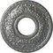Ekena Millwork Hurley Ceiling Medallion (Fits Canopies up to 7 1/4"), 22 1/8"OD x 7 1/4"ID x 1 3/4"P, Silver CM26HUSLS - alternate 1